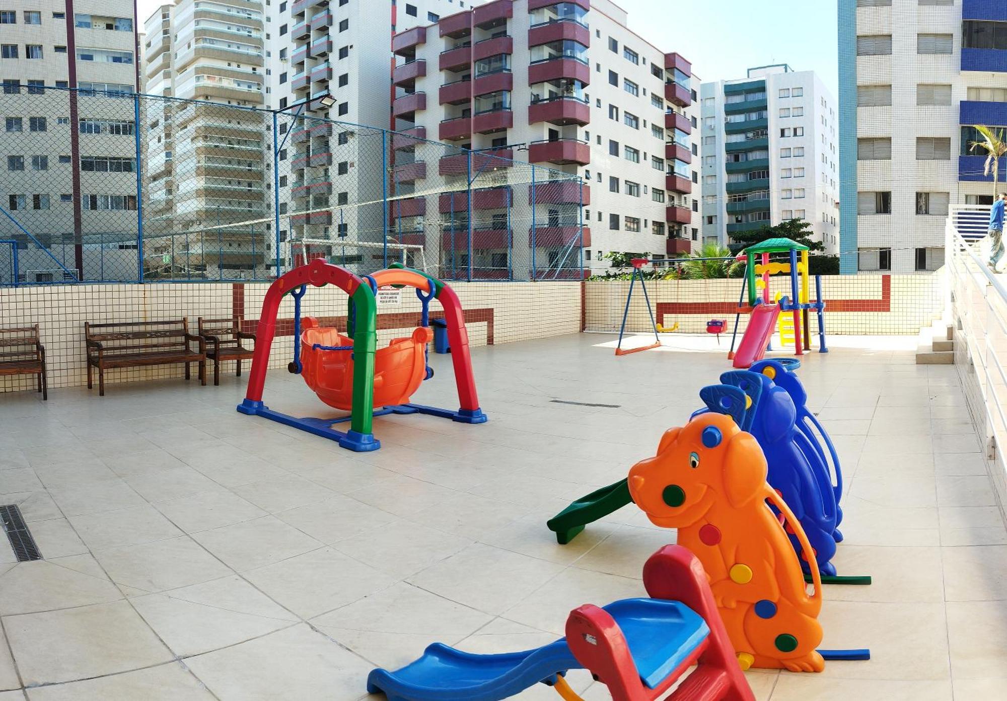 Aconchegante Apartamento Com Vista Para O Mar -Guilhermina Praia Grande  Exterior photo
